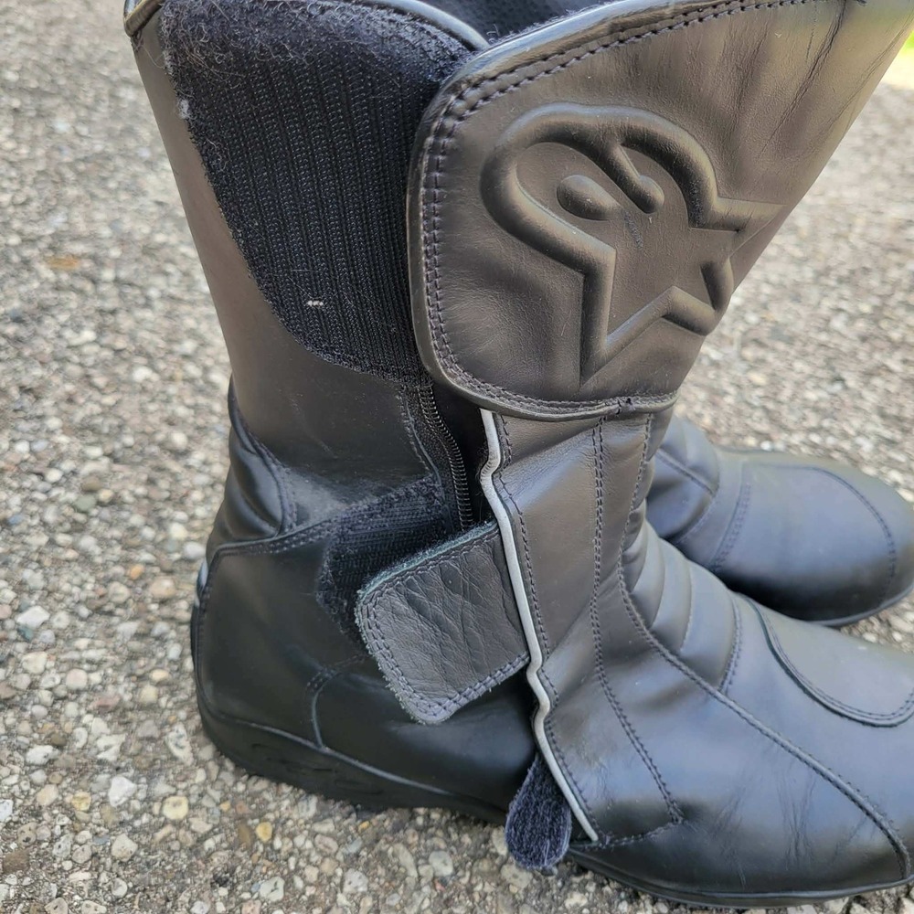 Alpinestars Web Gore-Tex Touring Motorcycle Boots 12.5 Us Eu 48 Black Waterproof View 6